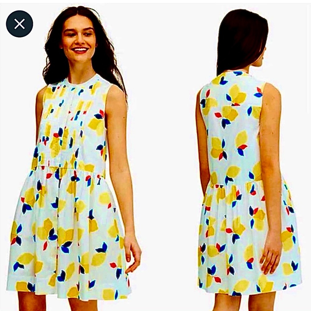 Kate spade Lemon Zest Oversized Dress Sz S NWT